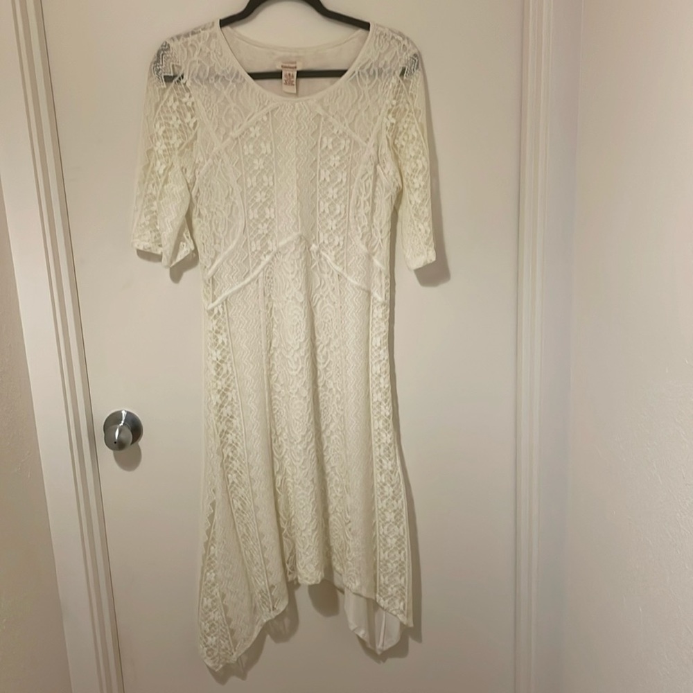 Sundance lace lined dress